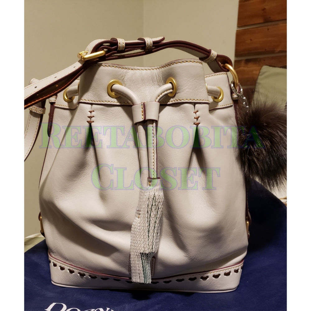 Dooney & Bourke Florentine Leather Drawstring Bag